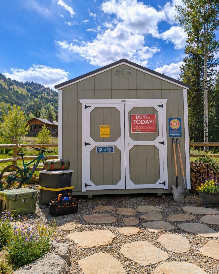 'The Hardware Hideout' 10x16 Utility Shed